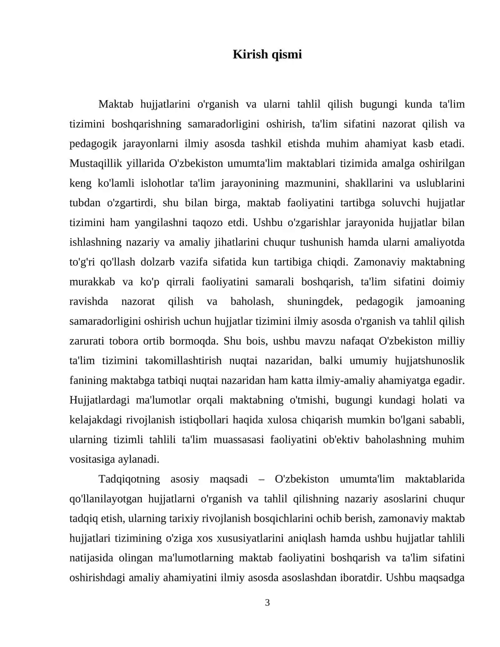 Maktab hujatlarni o'rganish va ularni tahlil qilish. 4