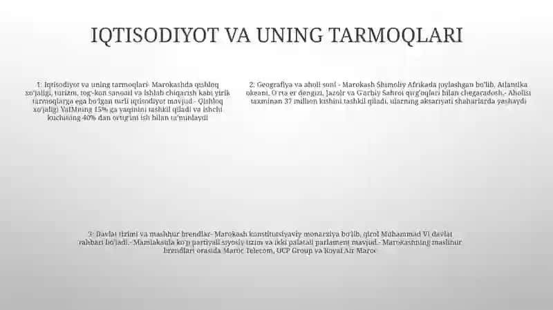 Marokash Davlatiining Geografiyasi 4