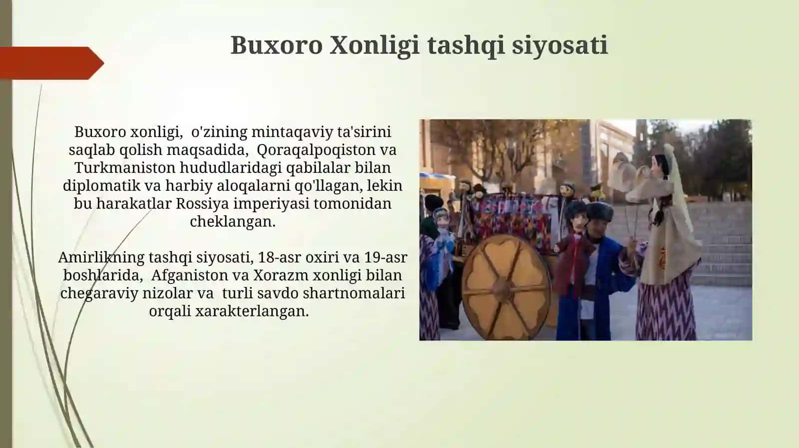 Buxoro xonligining iqtisodiy ijtimoiy madaniysiyosiyxayoti 4