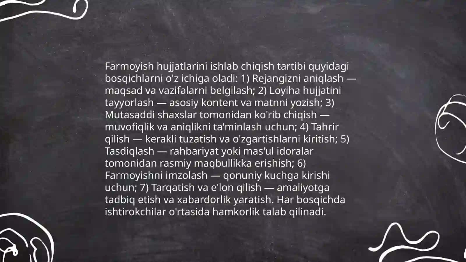Farmoyish hujjatlari 4