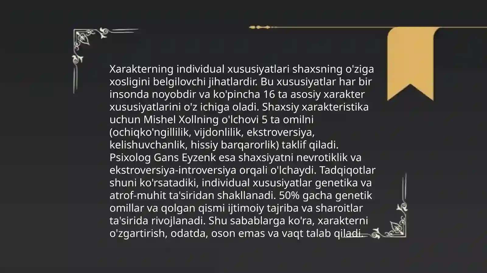 Xotiraning individual psixologik farqlari 4