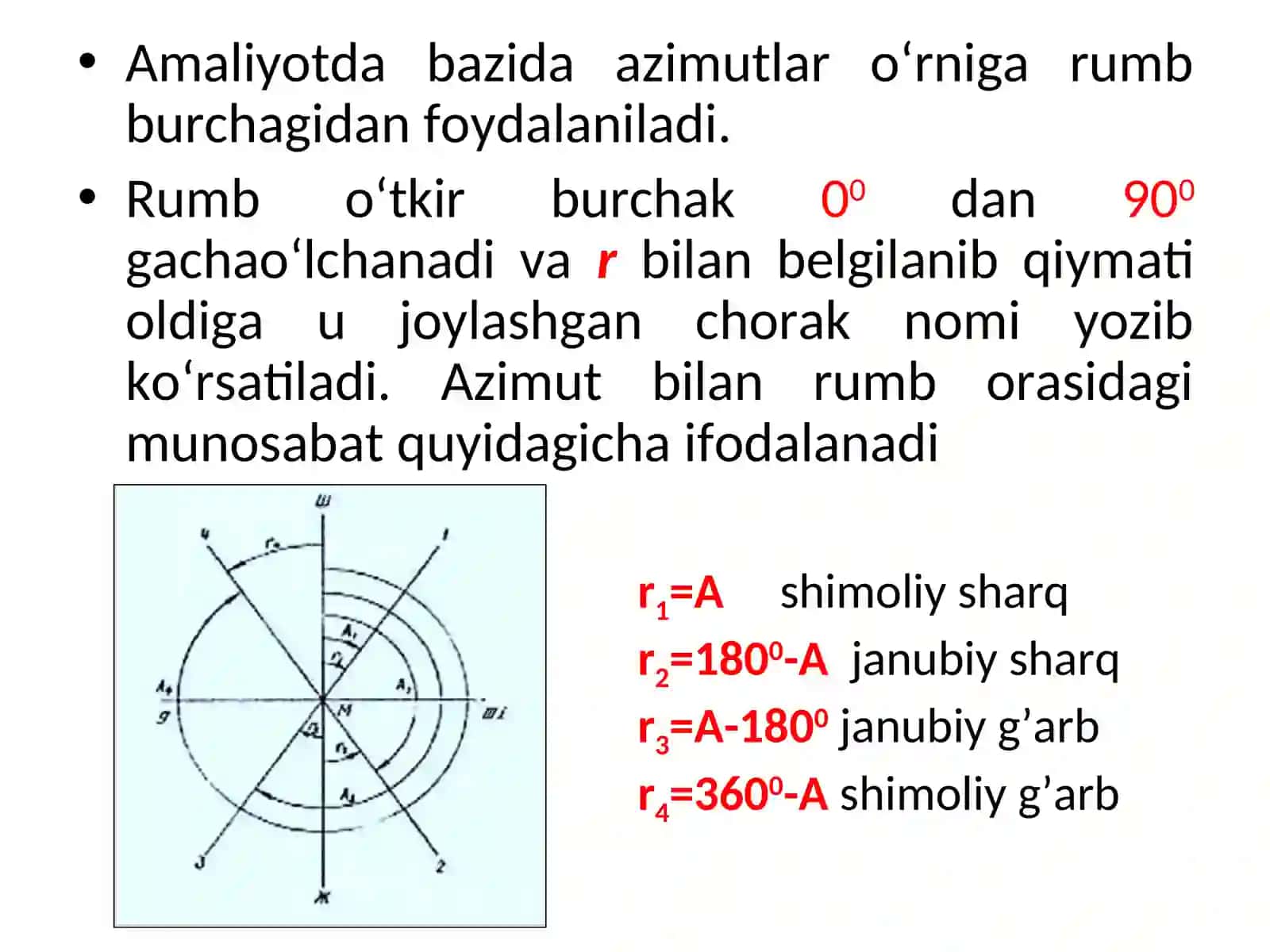 3-mavzu: Chiziqlarni Orientirlash 4