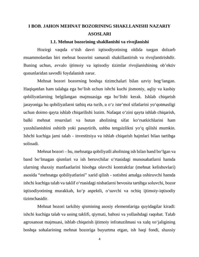 JAHON MEHNAT BOZORINING SHAKLLANISHI VA RIVOJLANISH TENDENSIYALARI 4