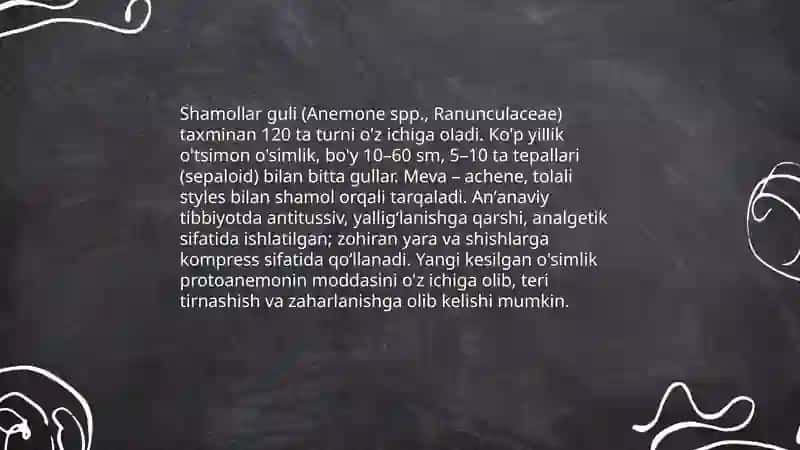 Atrof-muhit gigiyenasi va Shamollar Guli Tibbiyoti 4