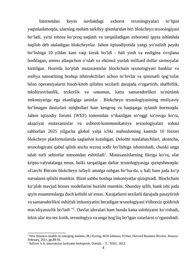 Tarmoqda axborot xavfsizligi va blokchain texnologiyasi 4