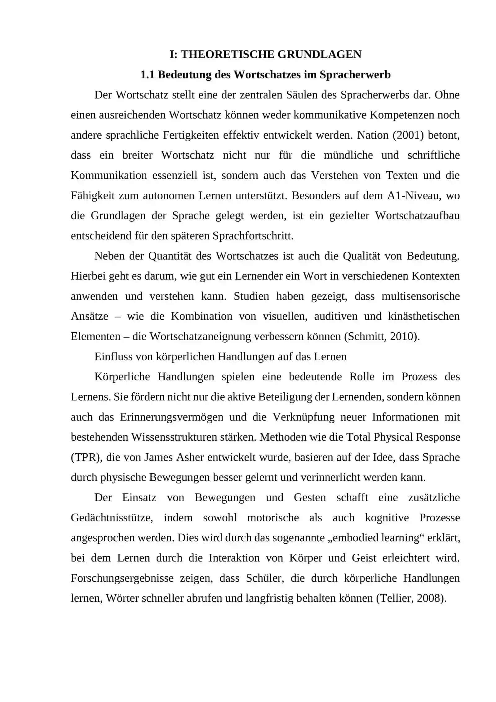 KÖRPERLICHEN HANDLUNGEN ZUR STEIGERUNG DES WORTSCHATZREICHTUMS VON SCHÜLERN 4