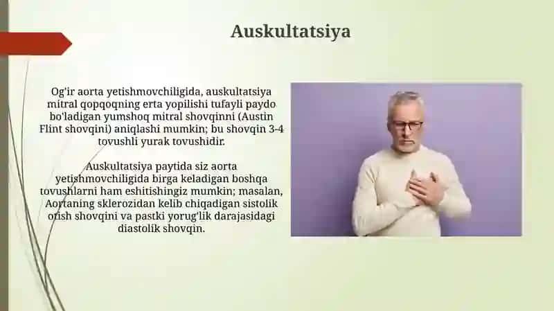Aortal yetishmovchilik 4