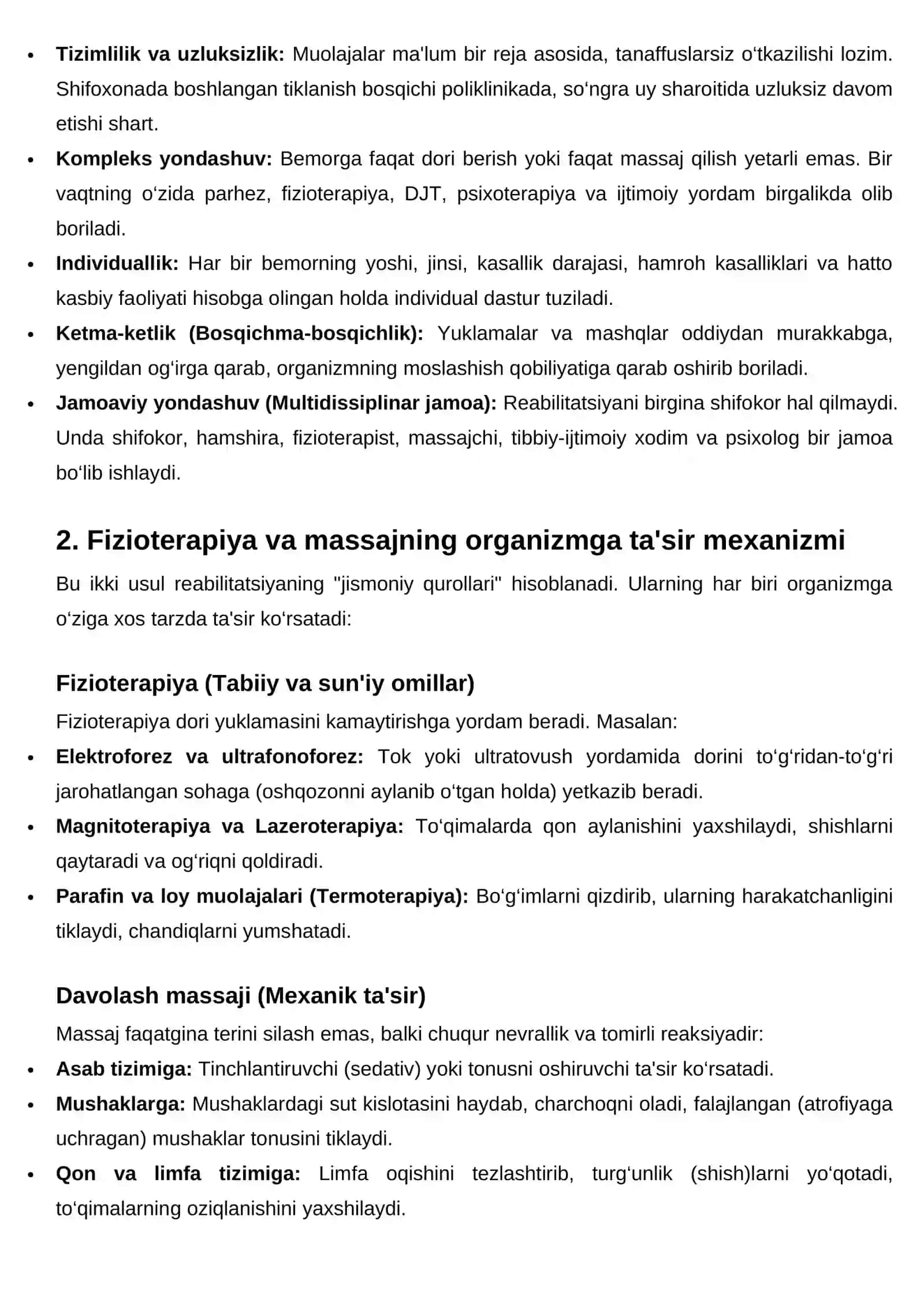 Reabilitatsiya fizioterapiya va massaj moduli 4