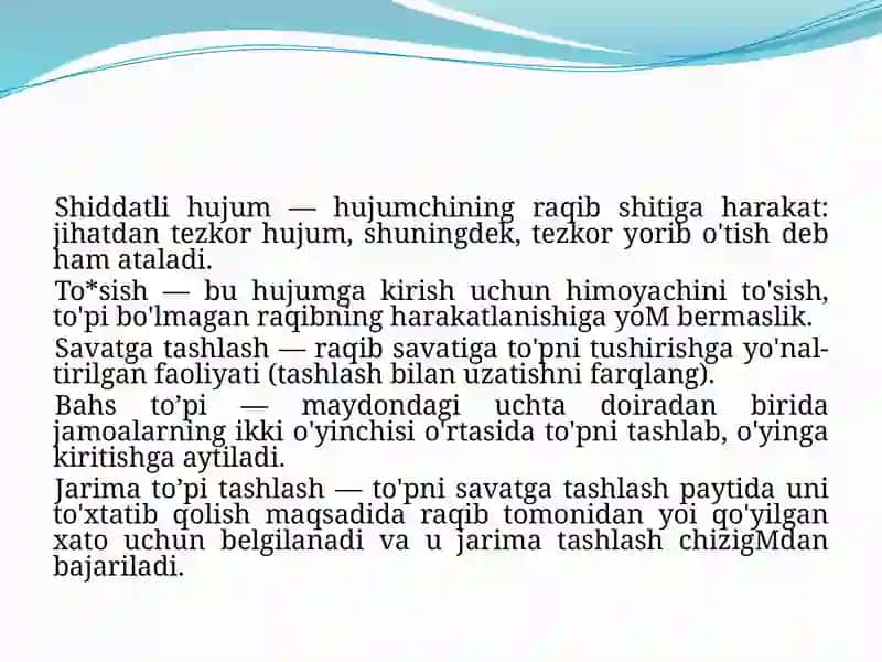 Basketbolo'yinining rivojlanishi tarixi va rivojlanish bosqichlari 4