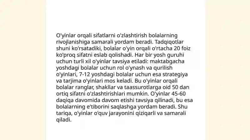 Sifat so'z turkumini o'rganishda grammatik o'yinlardan foydalanish.Aniq mavzu bo'yicha tahlili taqdimot(prezentatsiya)tayyorlash 4