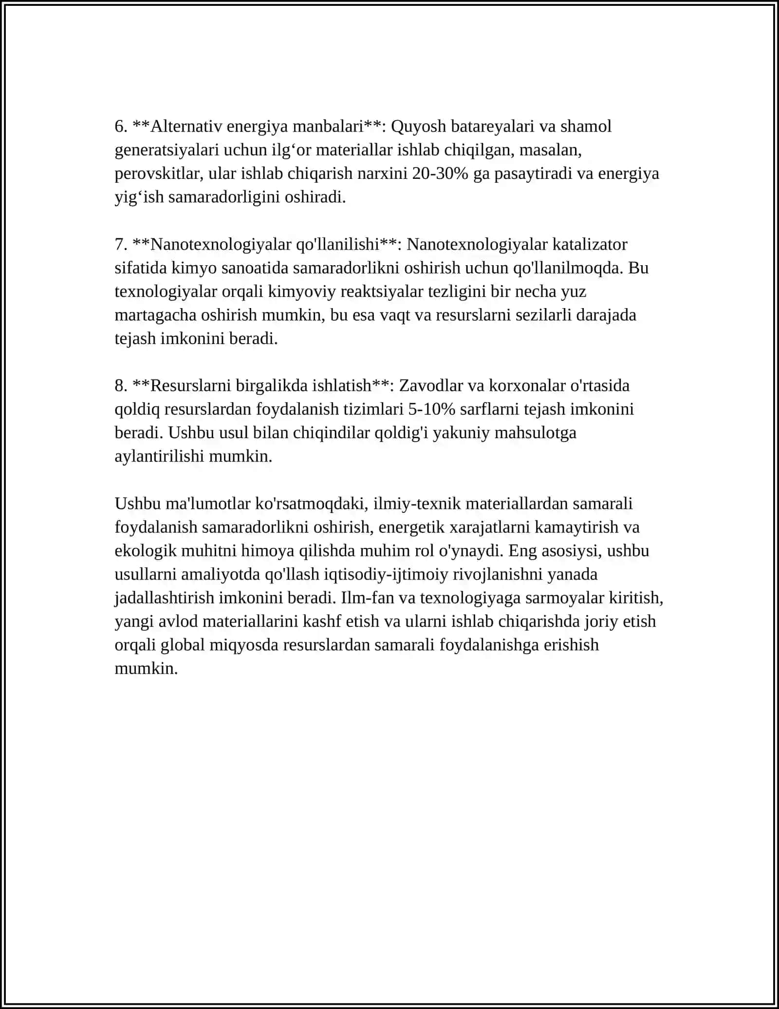ILMIY TEXNIK VA PATENT MATERIALLARIDAN FOYDALANISH, IXTIRO VA FOYDALI MODELGA BUYURTMA RASMIYLASHTIRISH 4