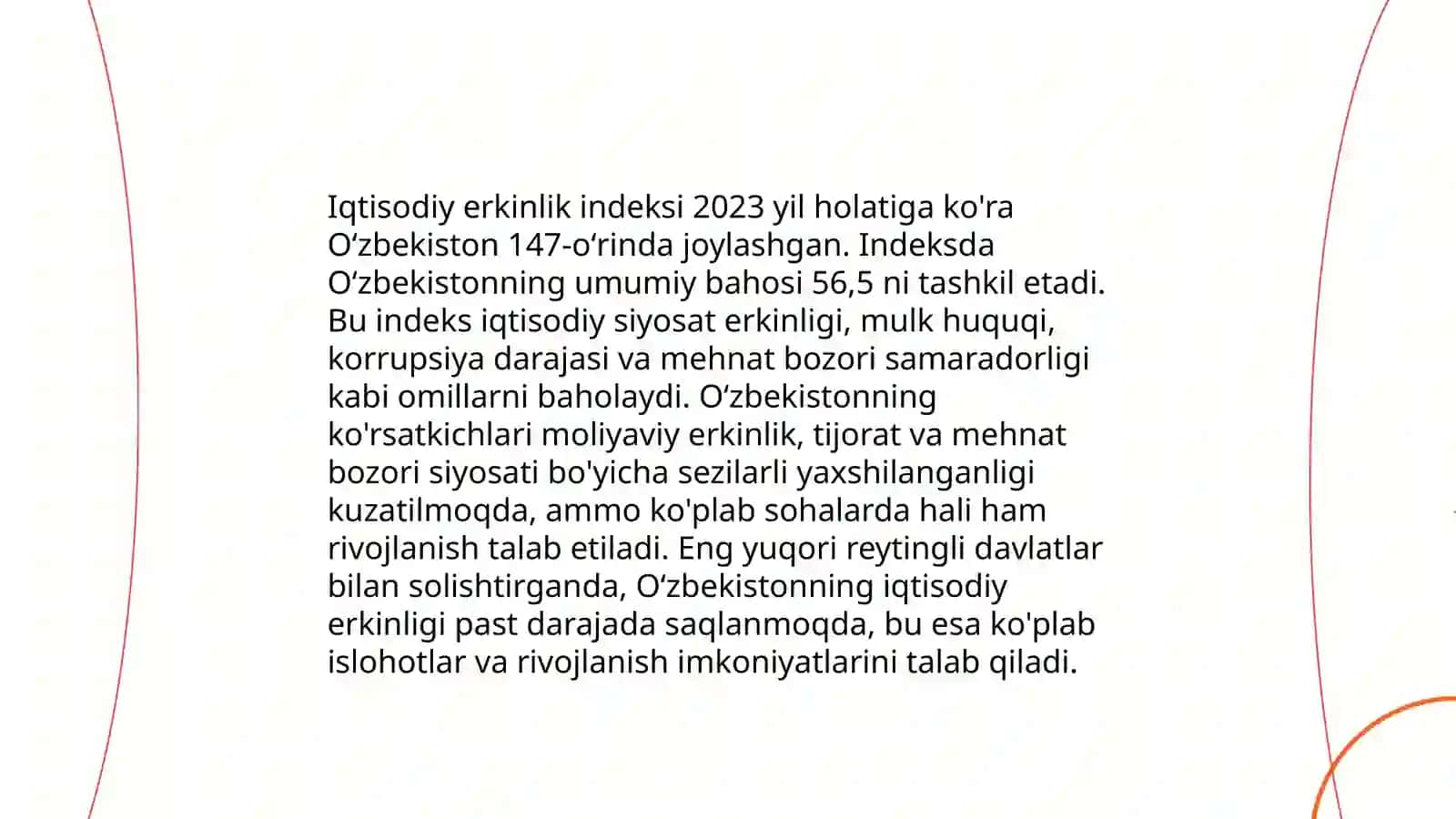 Iqtisodiy va ijtimoiy sohadagi ustuvor xalqaro reytinglar va ularga Oʻzbekistonning integratsiyalashuvi 4