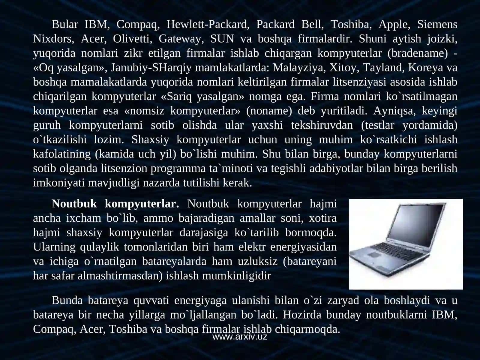 Shaxsiy kompyuterning dasturiy ta'minoti 4