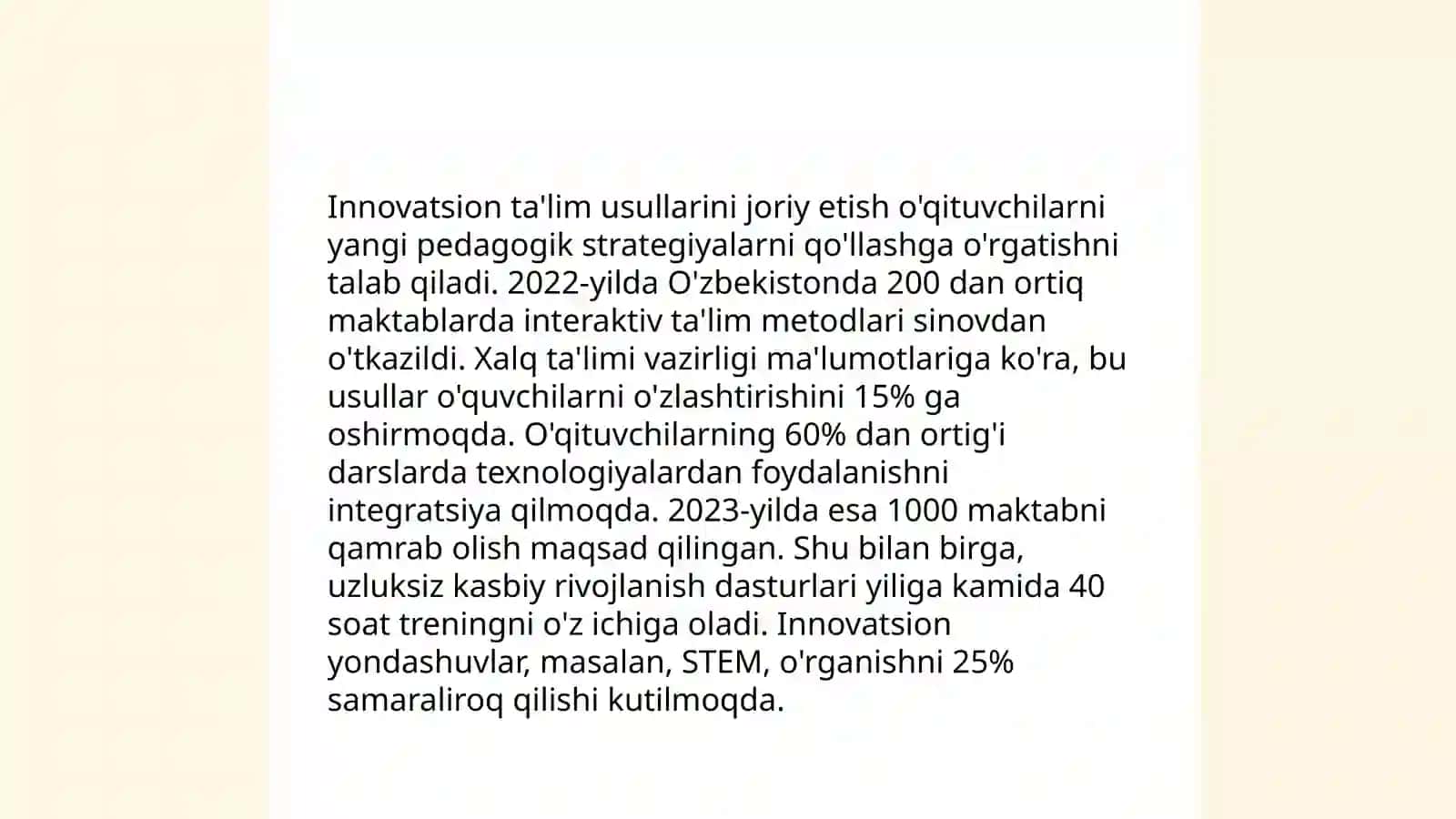 Pedagoglarning kasbiy faoliyatini oshirishda rahbarning vazifalari 4