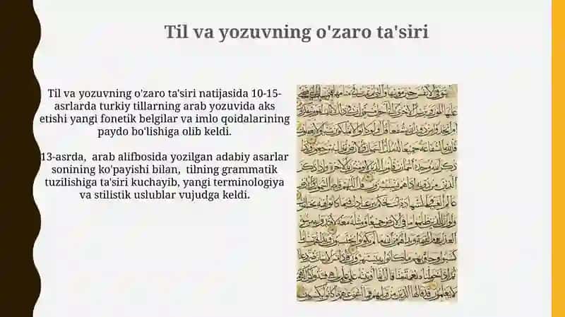 O'rta Osiyoda Arab grafikasining tarqalishi, Sharq qo'lyozmalarining polyagrafik xususiyatlari 4