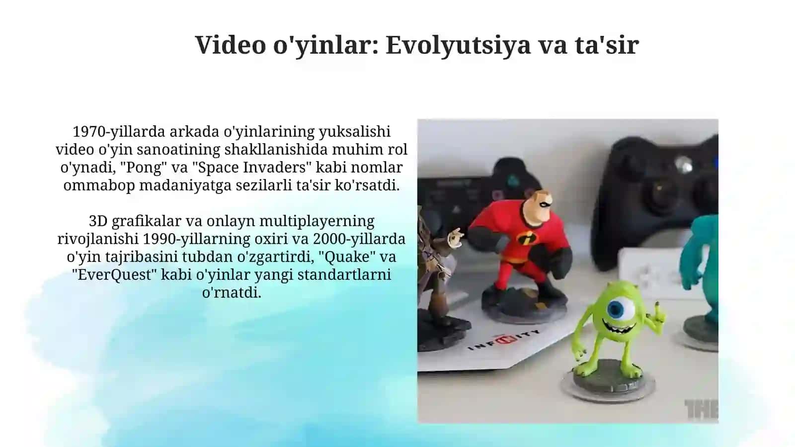 20asrga oid oʻyin turlari. Sxema qilish 4