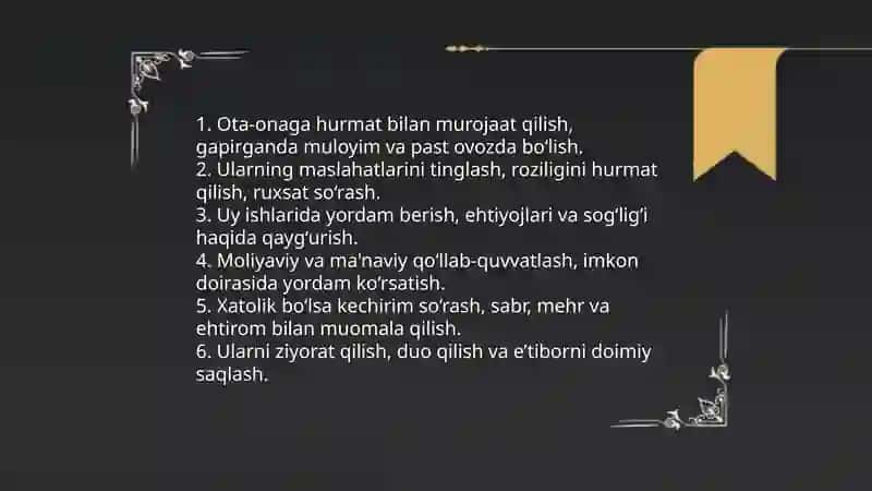 Kundalik odob axloq qoidalari 4