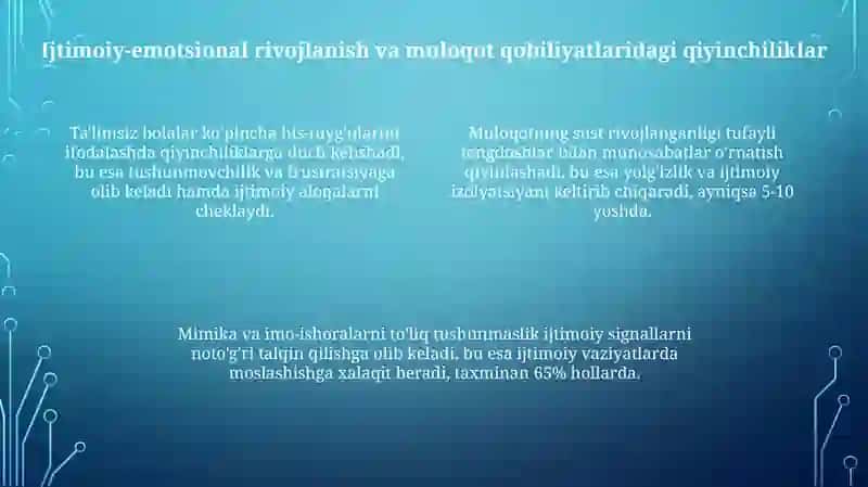Talim olmagan kar va zaif eshituvchi bolalar 4