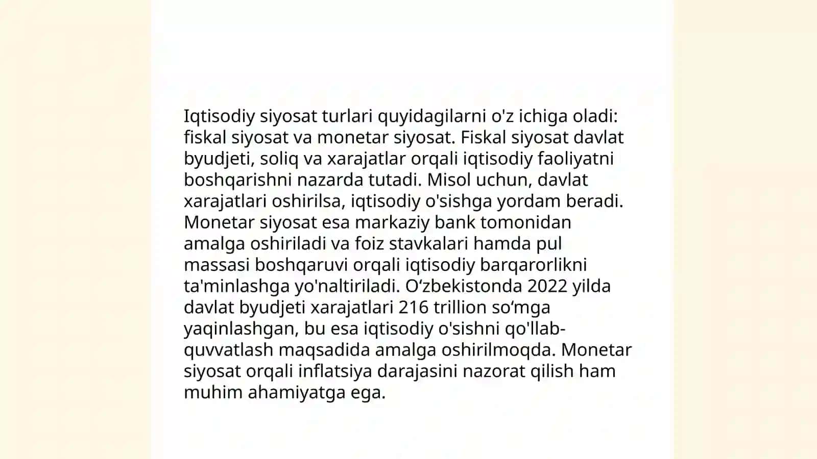Iqtisodiy siyosat asoslari va tartib 4