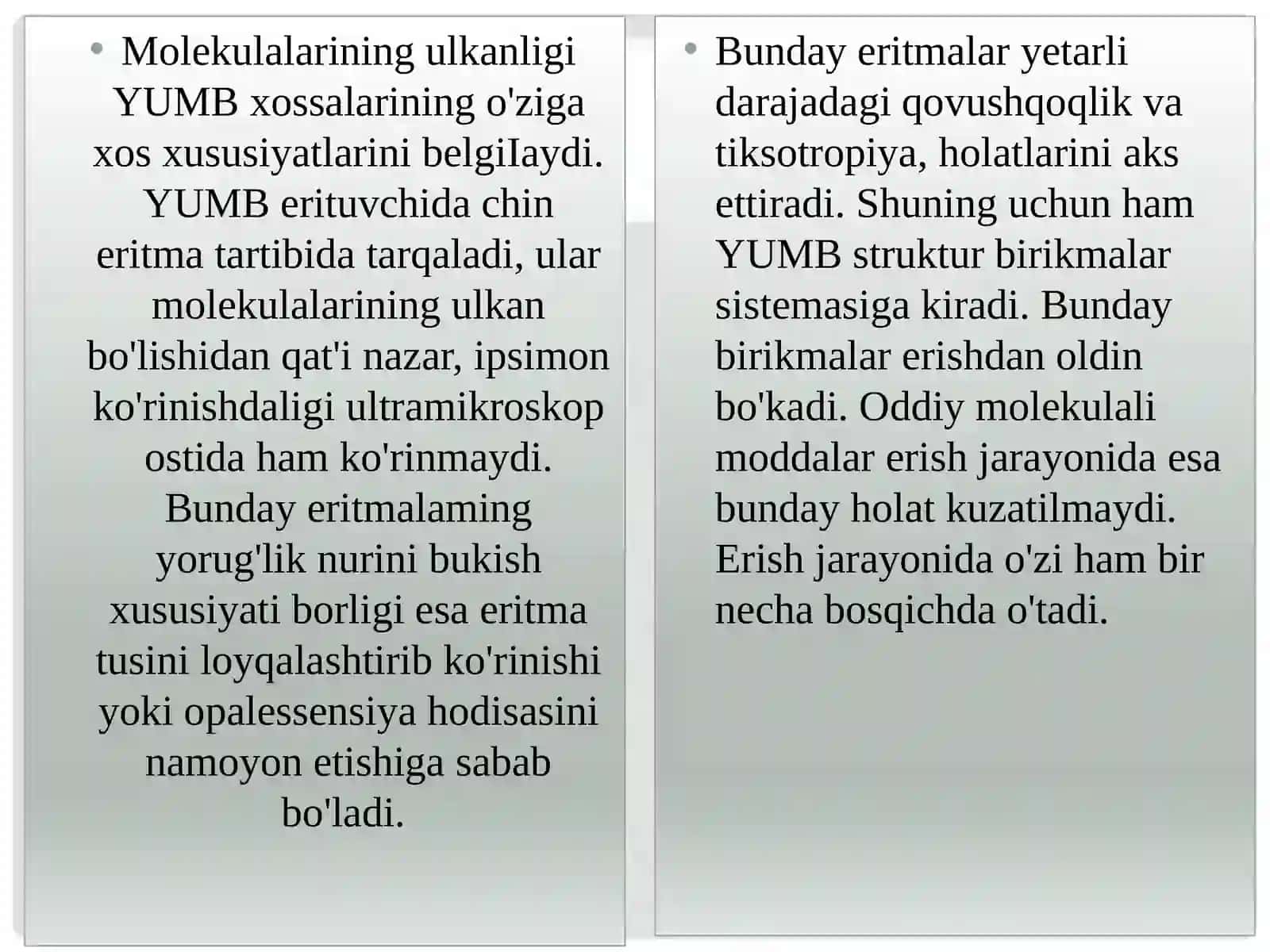 Yuqori molekula birikmalarnin eritmalari 4