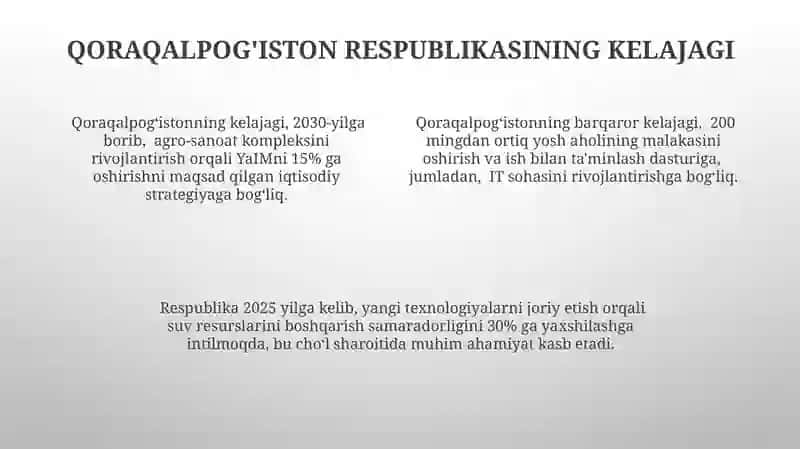 Qoraqalpog’iston Respublikasi 4
