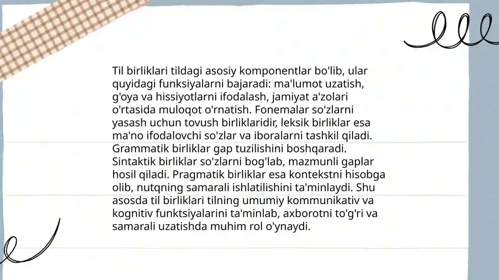 Tilning belgi sifatidagi tavsifi 4