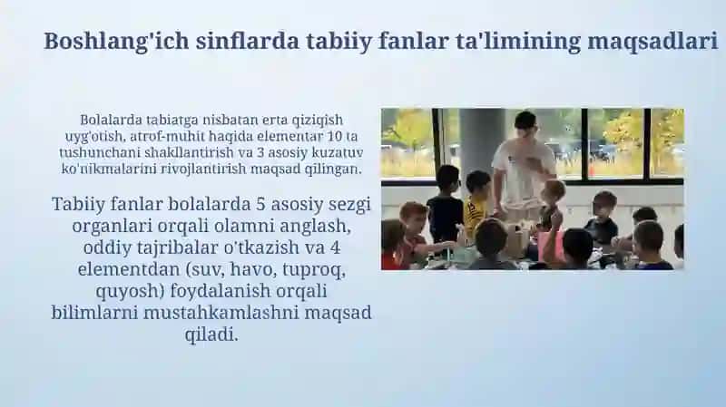 Boshlang'ich ta'lim tabiiy fanlari darsida axborot texnologiyalaridan foydalanish 4