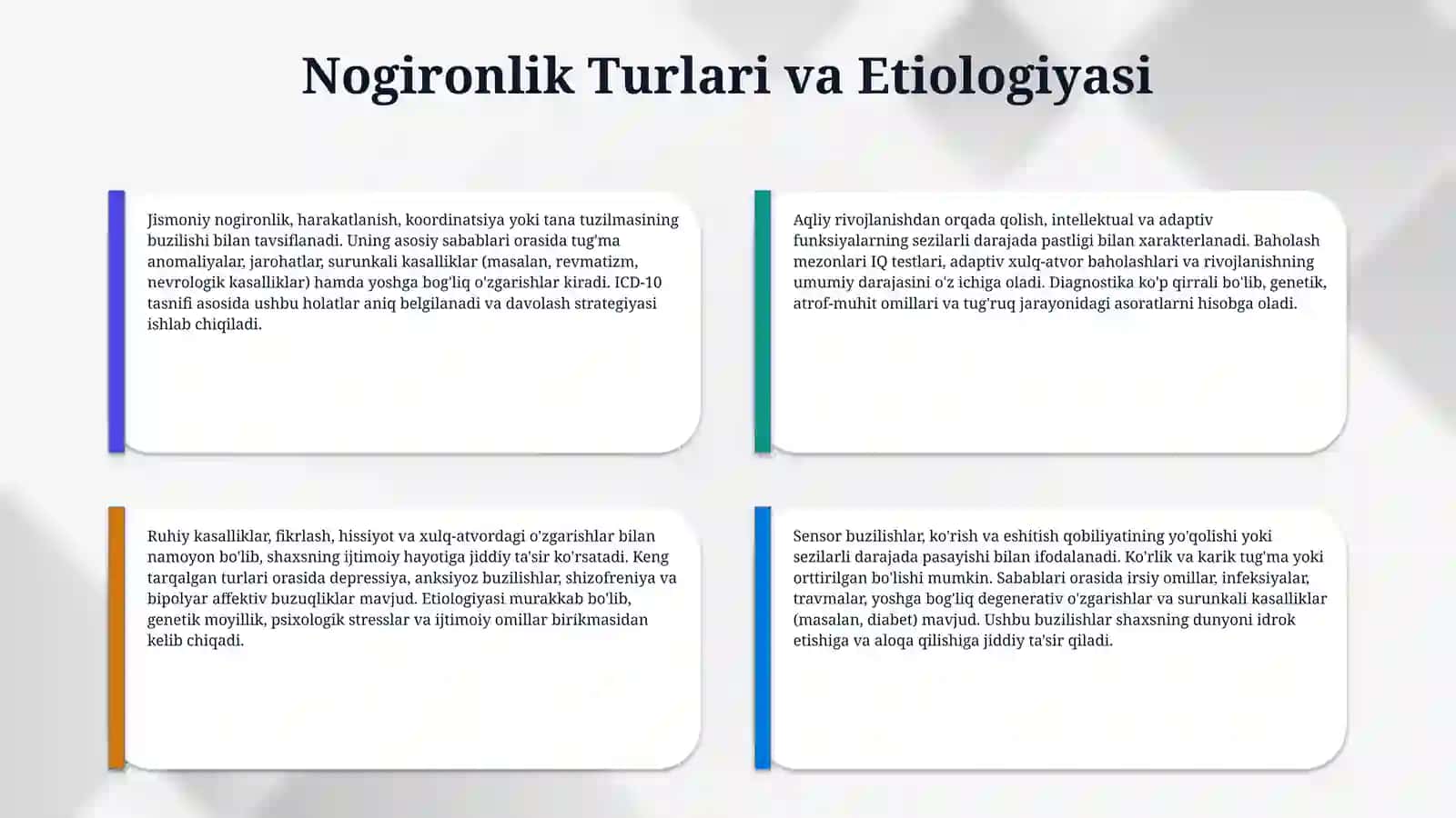 Nogironligi bo‘lgan shaxslarni tibbiy-ijtimoiy reabilitatsiya qilish 4