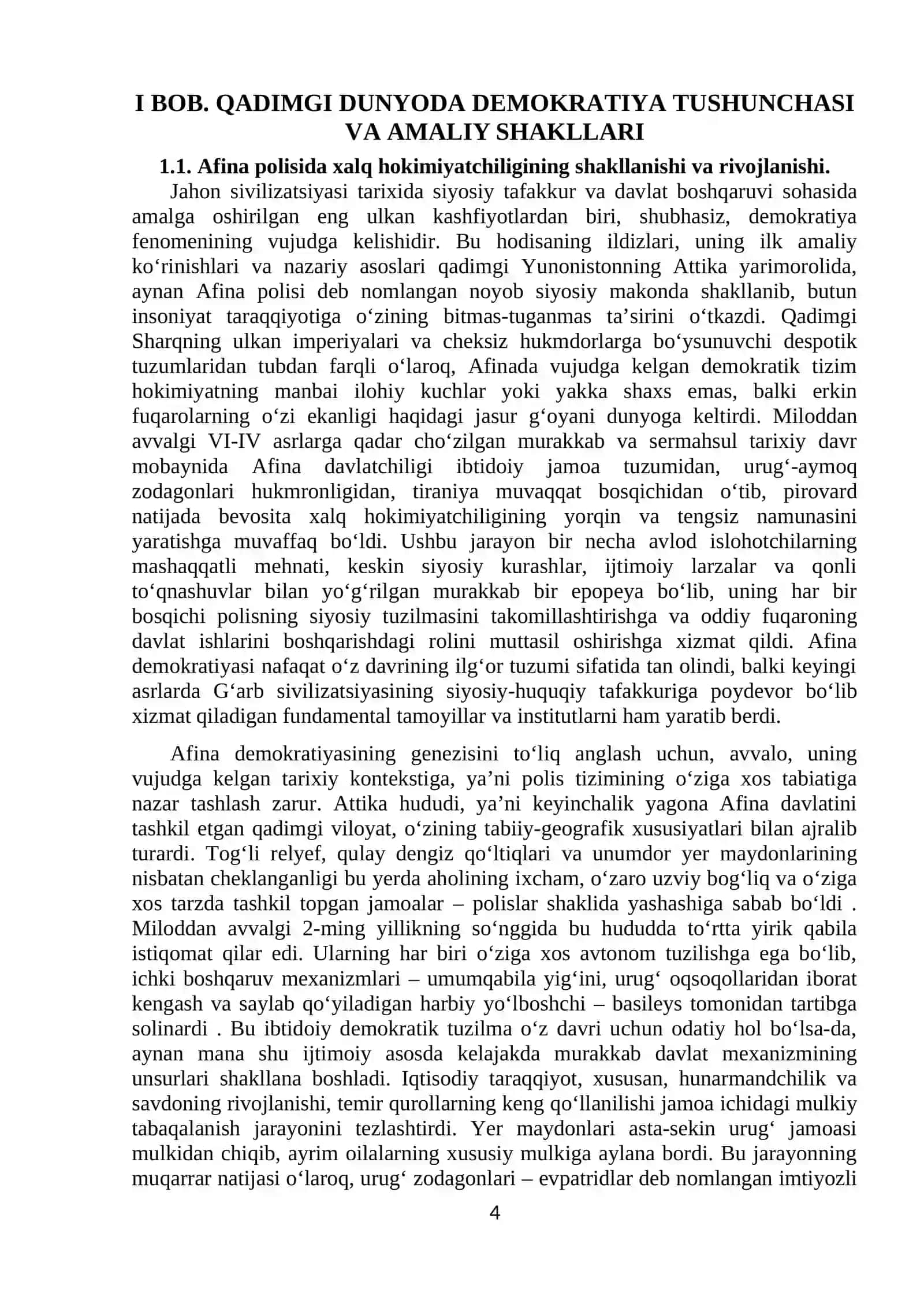 Qadimgi va o’rtacha asrlar demokratiyasi 4