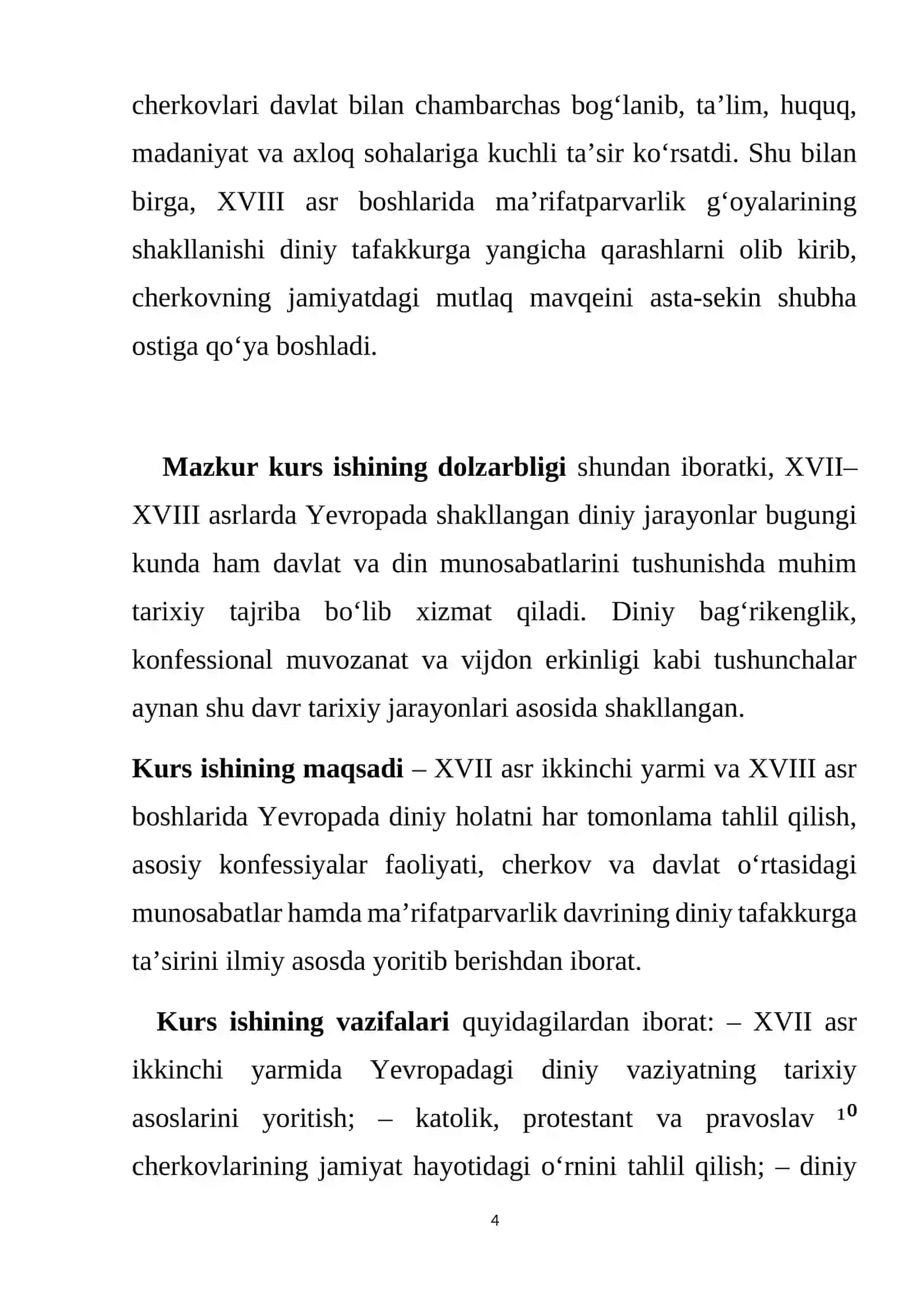 XVII asr Ikkinchi yarmi XVIII asr boshlarida Yevropada din 4