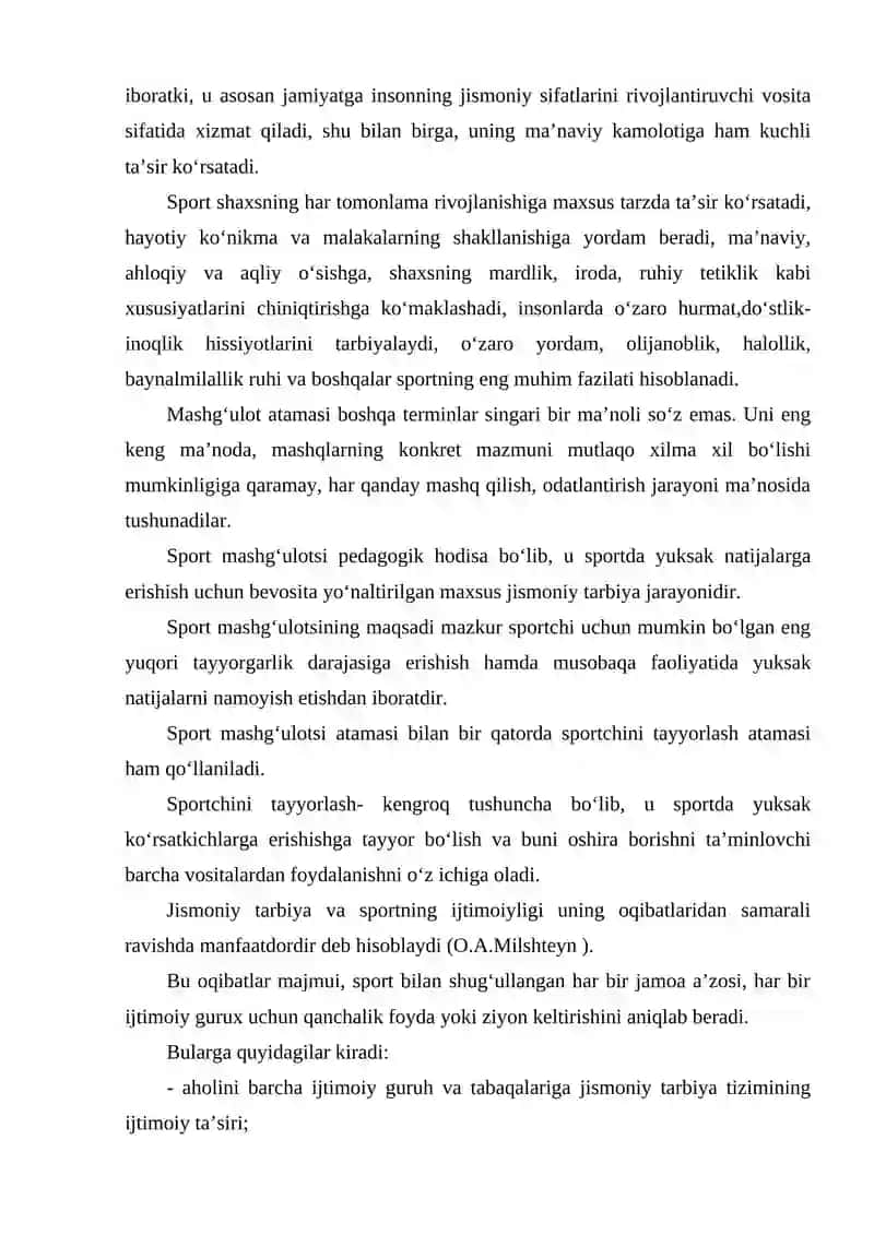 Sport Nazariyasi 4