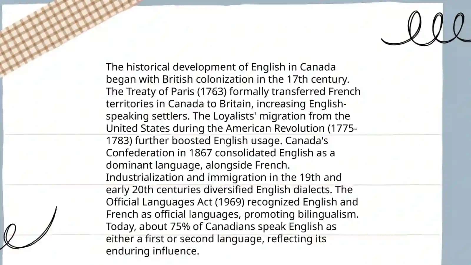 Varieties of English: English as a mother tongue (New Zealand) Canada) 4
