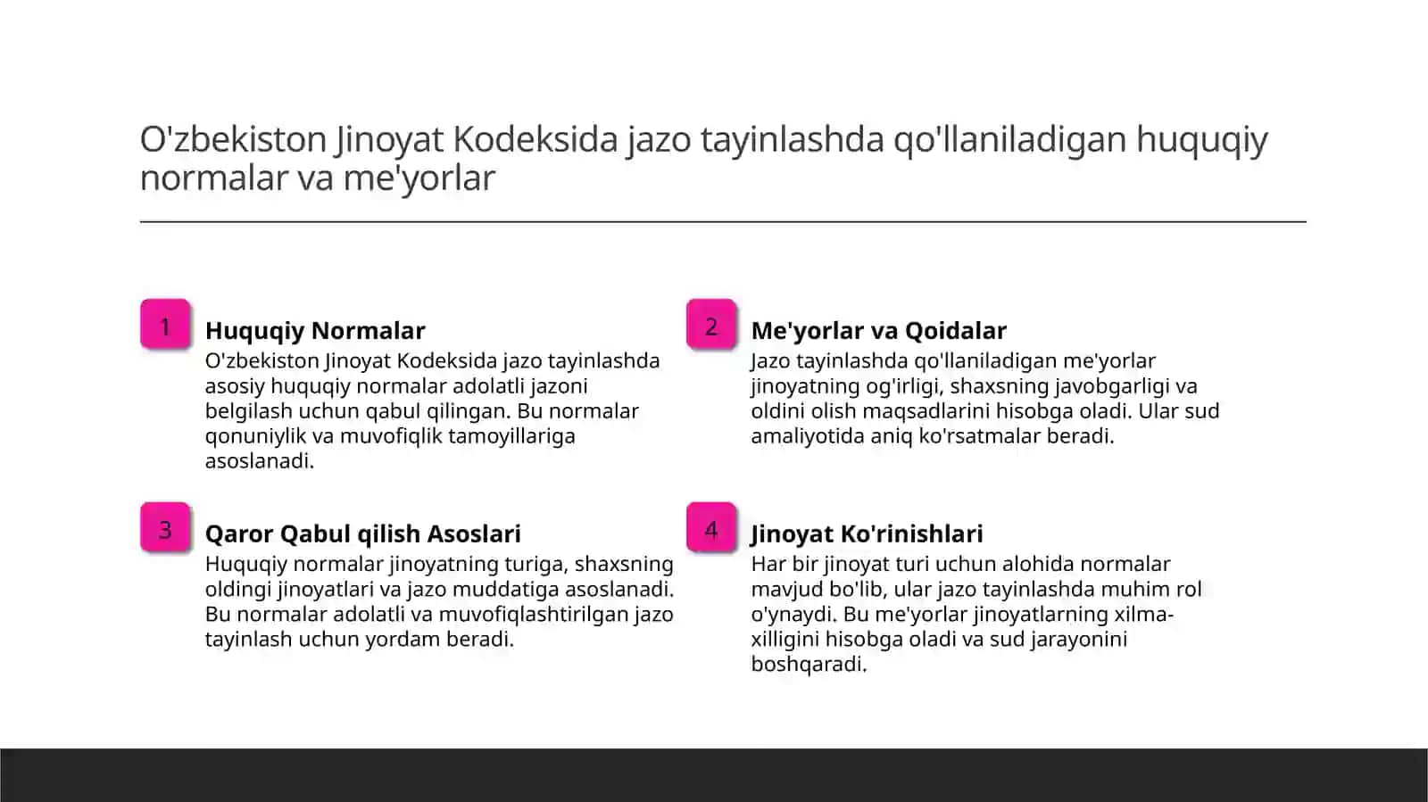 Bir necha hukm yuzasidan jazo tayinlash 4