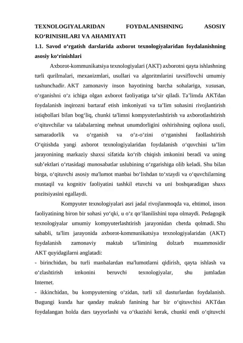 Savod o‘rgatish davrida multimedia vositalaridan foydalanish metodikasi 4