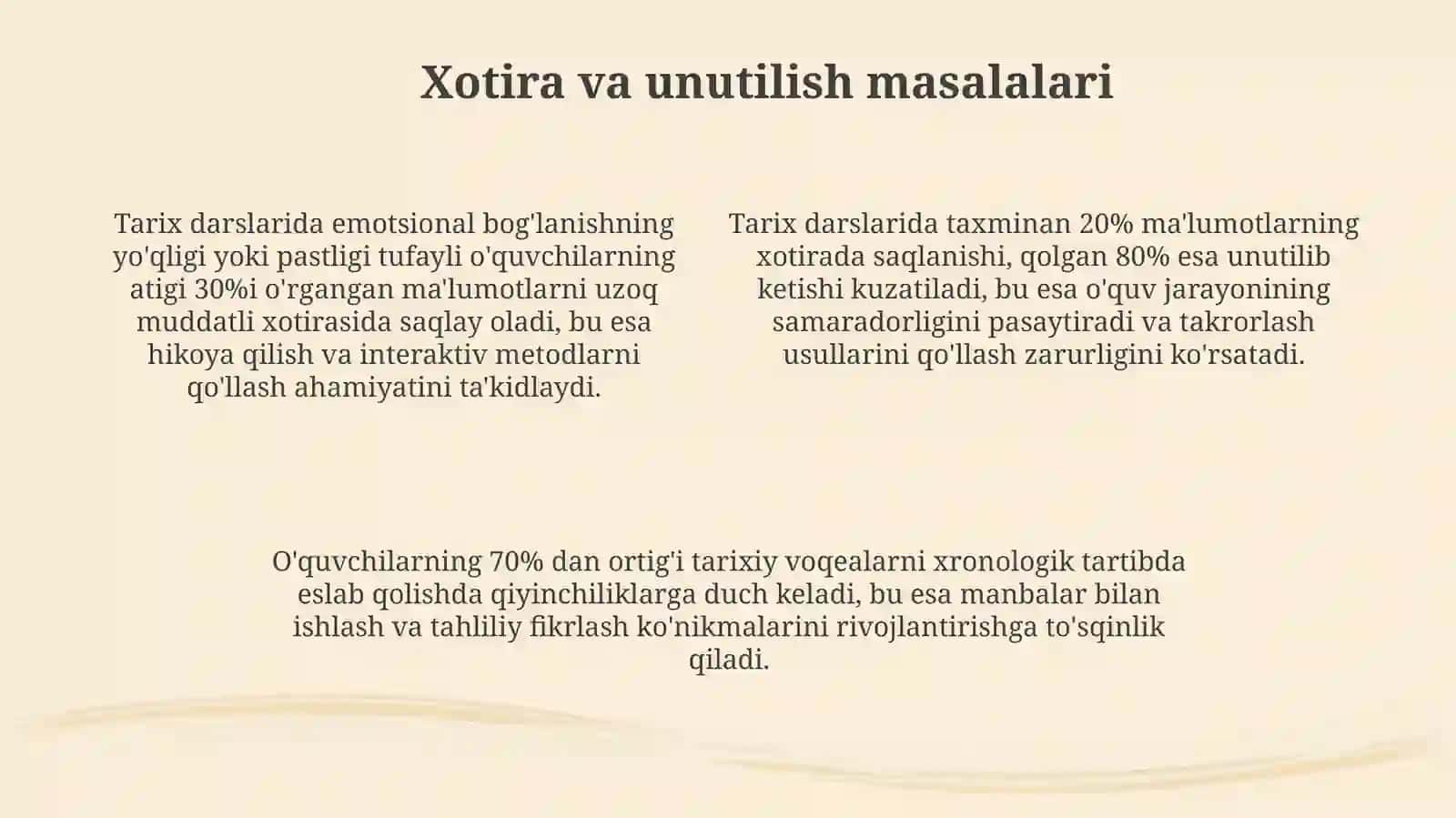 Tarix darslarini o‘qitishning tarbiyaviy masalalari 4