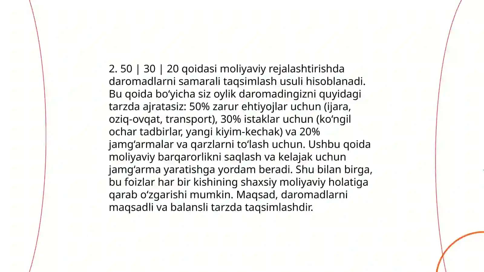 50 |30 |20 usulning ōziga xosligi 4
