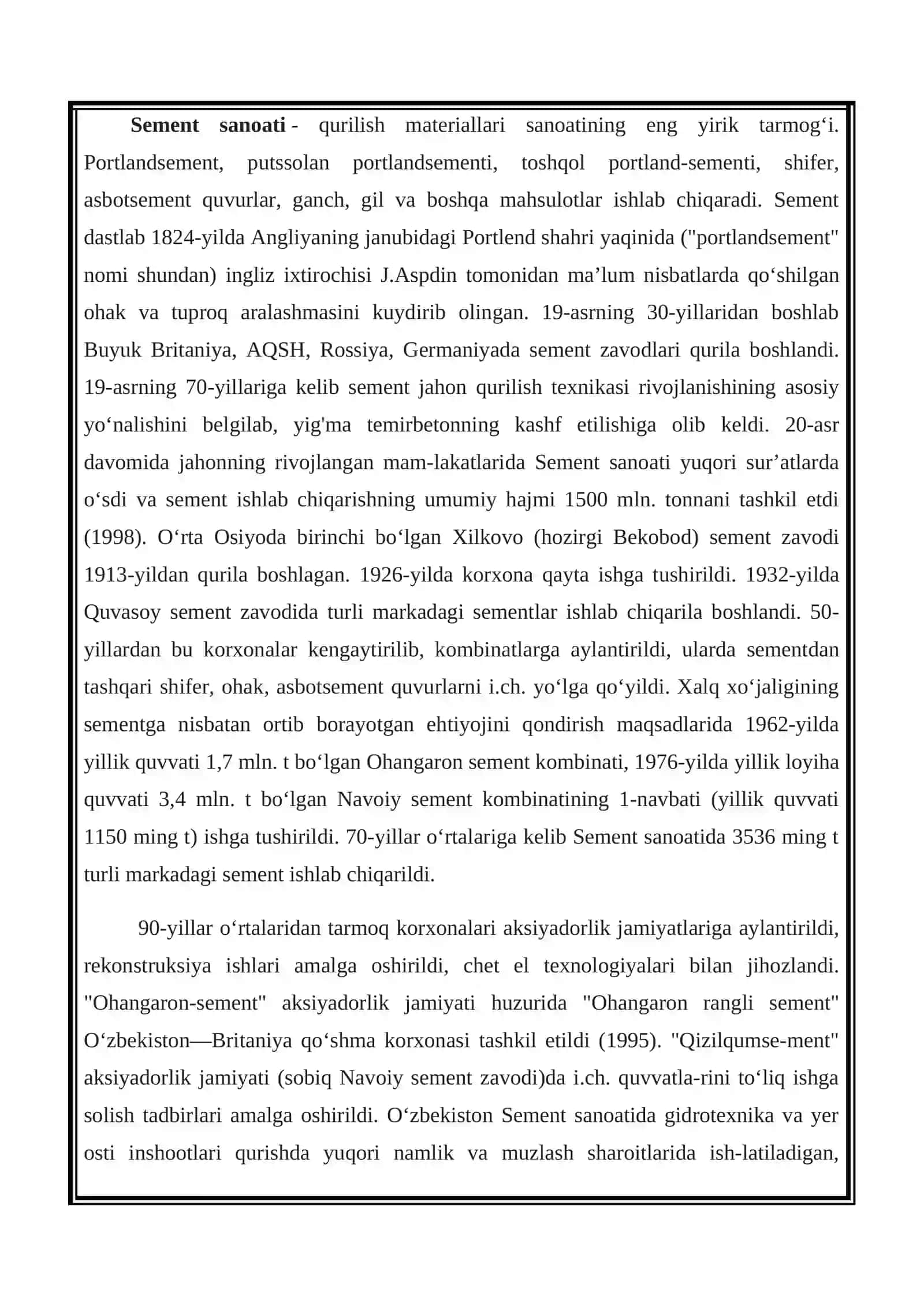 Kislotabardoshli sement 4