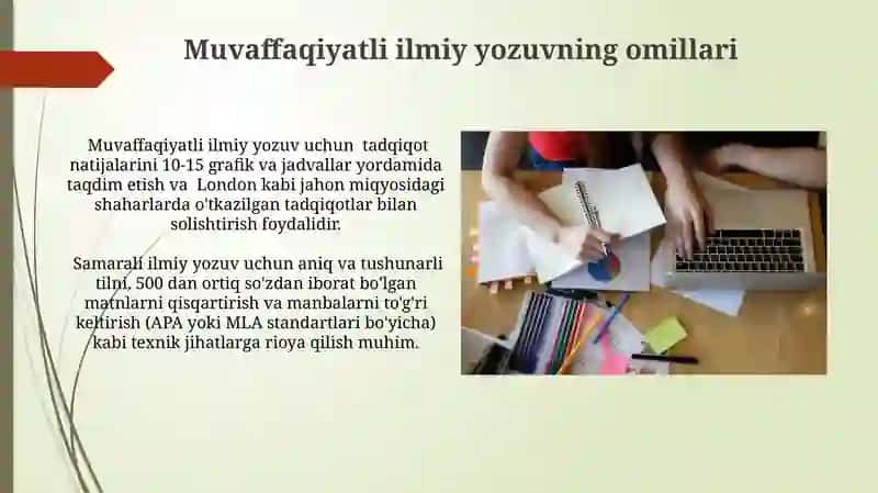 Akademik yozish va samarali amalgaoshirish omillari 4