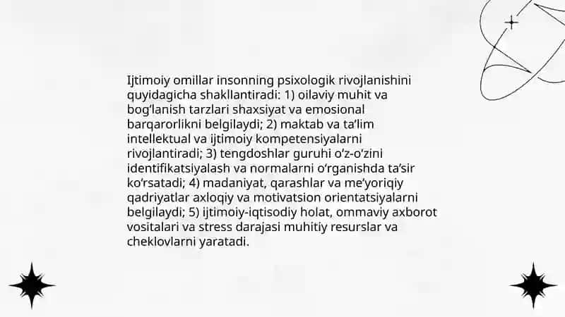 Insonning tabiiy-ijtimoiy tomondan o‘zgatishi va talablar klassifikatsiyasi 4