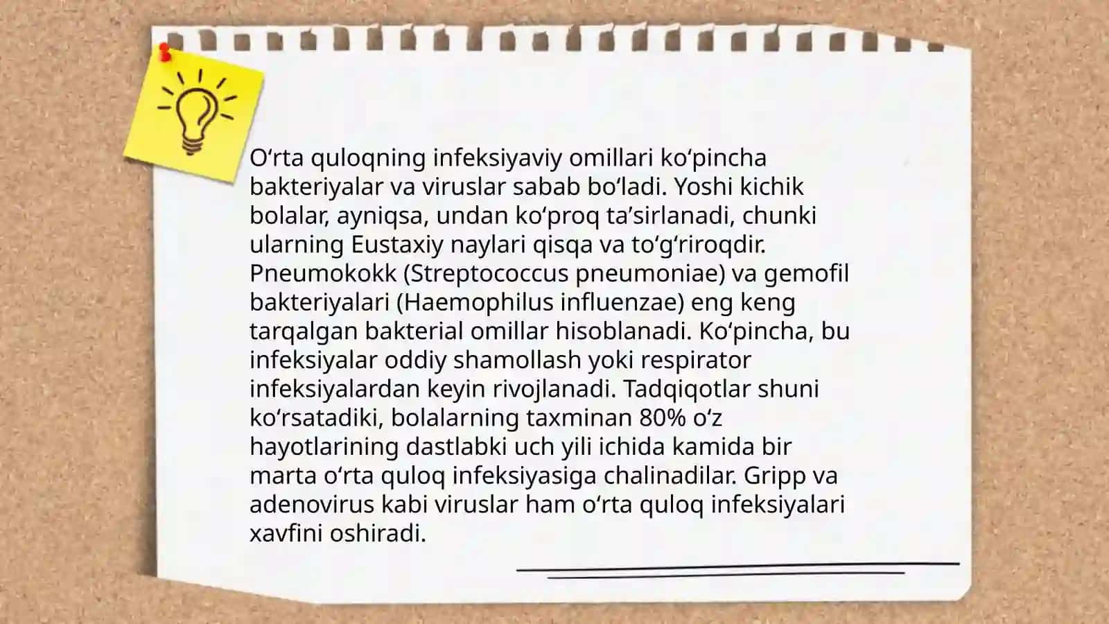 Oʻrta quloq kasalligi etiologiyasi patogenezi klinik belgilar davolash usullari 4
