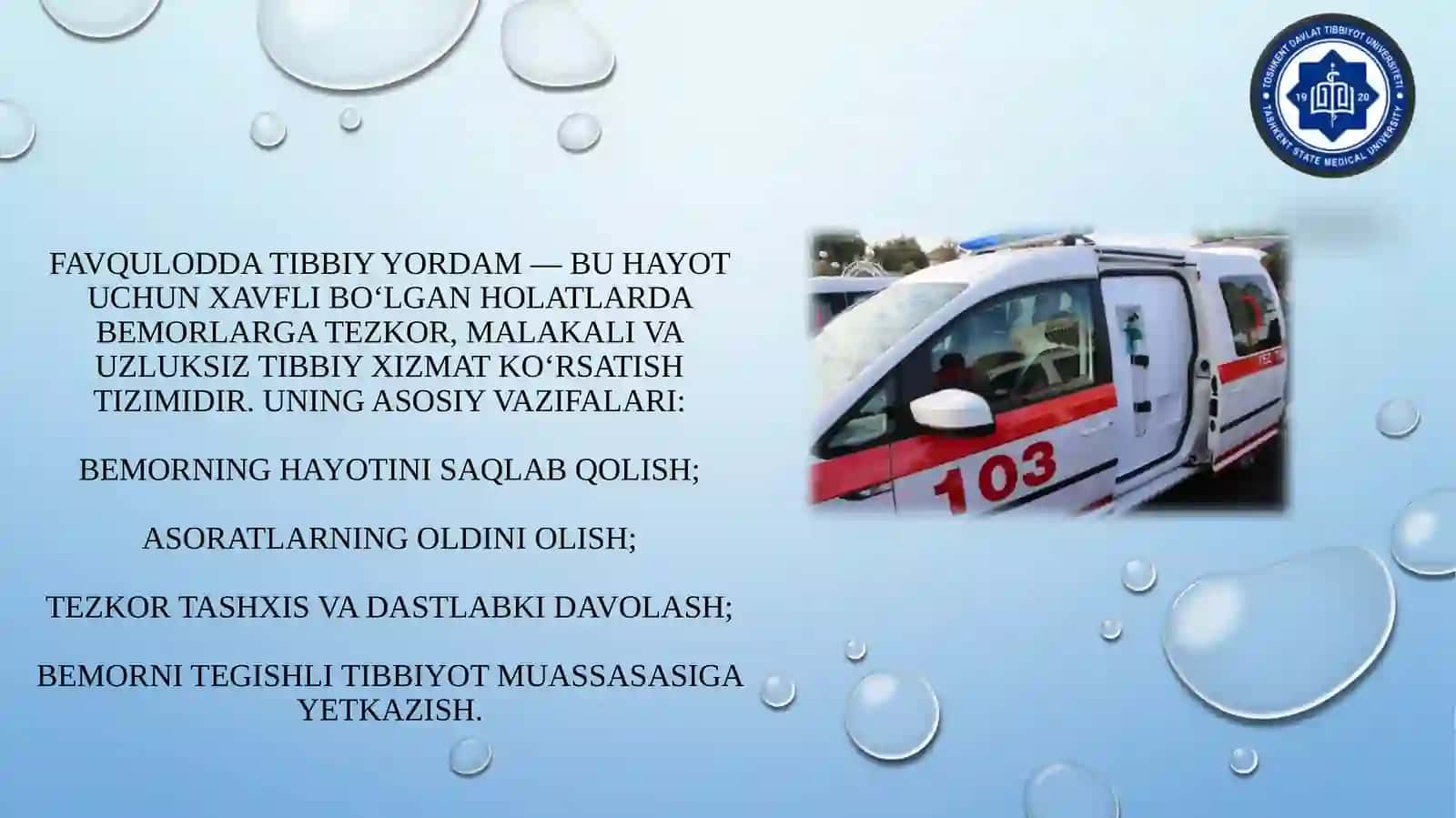 Favqulotda tibbiy yordam chaqiruvlarida avtomatik yo`naltirish 4