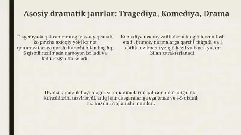 Dramaturgiya janrlari 4