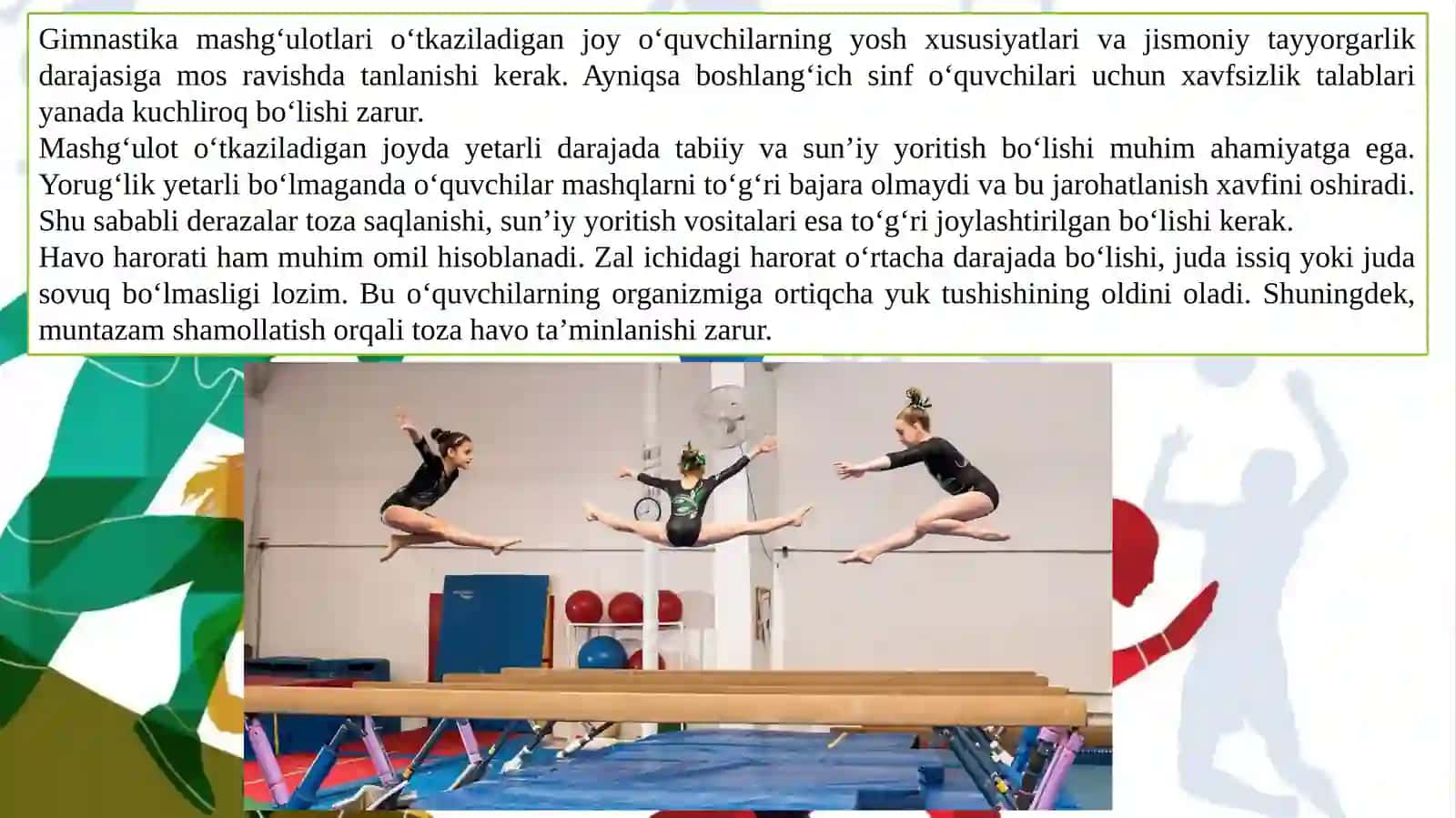 Zallar va ularning jihozlanishi 4