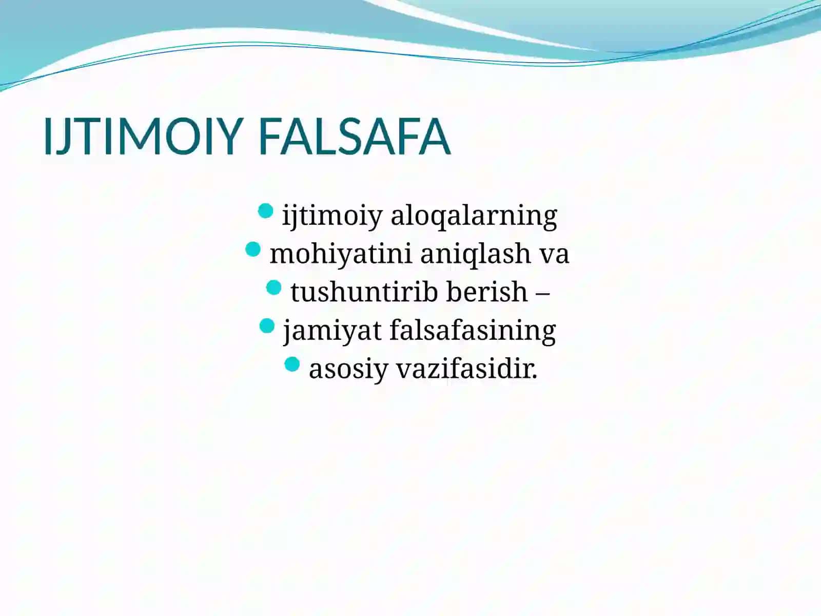 JAMIYAT FALSAFASI 4