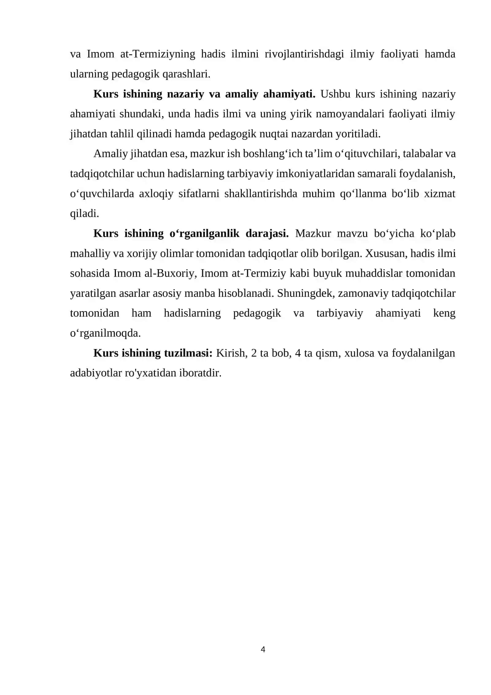 Imom al-Buxoriy va At-Termiziyning hadis ilmini rivojlantirishdagi xizmatlari 4