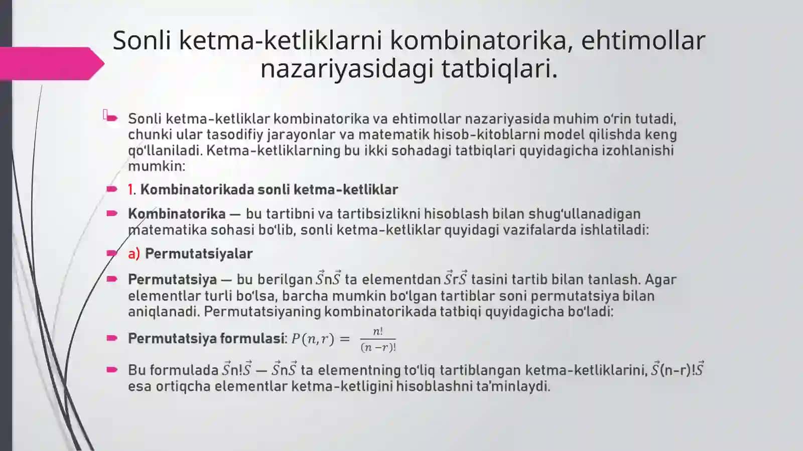 1-Bosqich ki 12-24 (s) guruh talabasinin "Hisob (Calculus)" fanidan mustaqil ishi 1 4