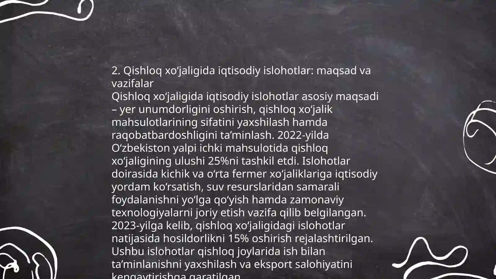 Bozor infra tuzilmasi va qishloq xo‘jaligi 4