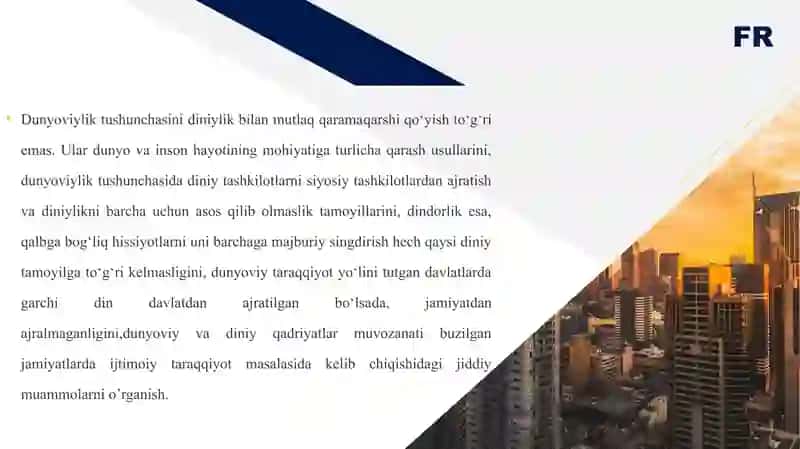 Oʻzbekistonda davlat va diniy tashkilotlar oʻrtasidagi oʻzaro munosabatning asosiy tamoyillari 4