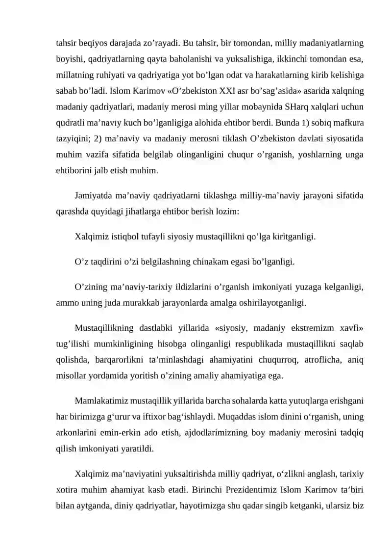 Islom Dini va O‘zbekiston Mustaqilligi 4