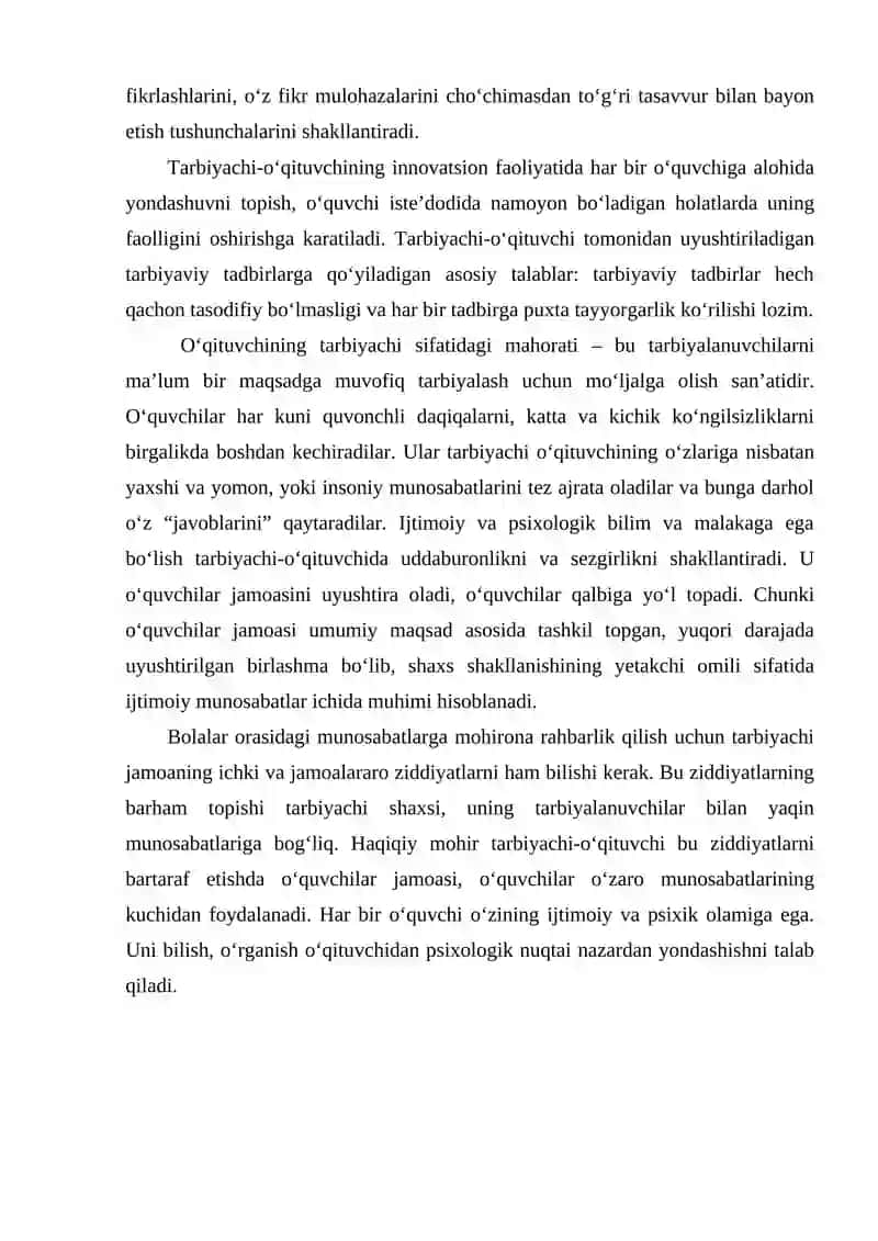 Tarbiya texnologiyalari tarixi istiqbollari 4